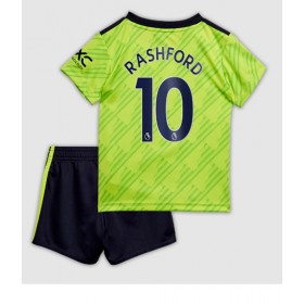Baby Fußballbekleidung Manchester United Marcus Rashford #10 3rd Trikot 2022-23 Kurzarm (+ kurze hosen)